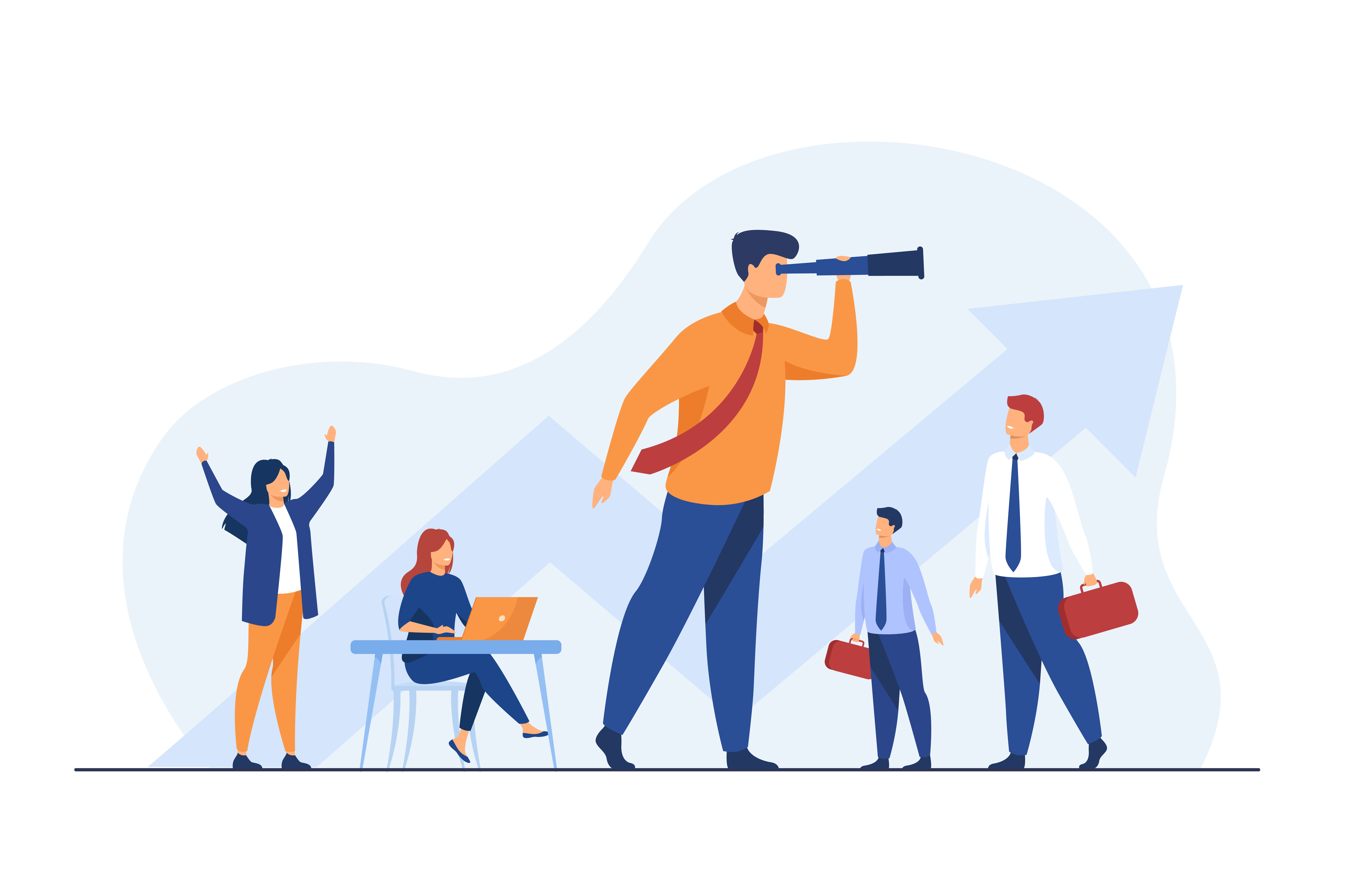 Career guidance illustration