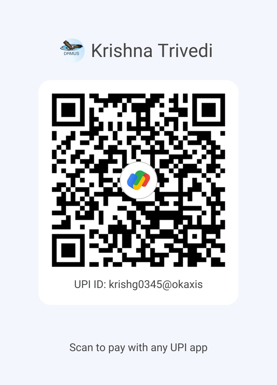 Scan to Pay via UPI